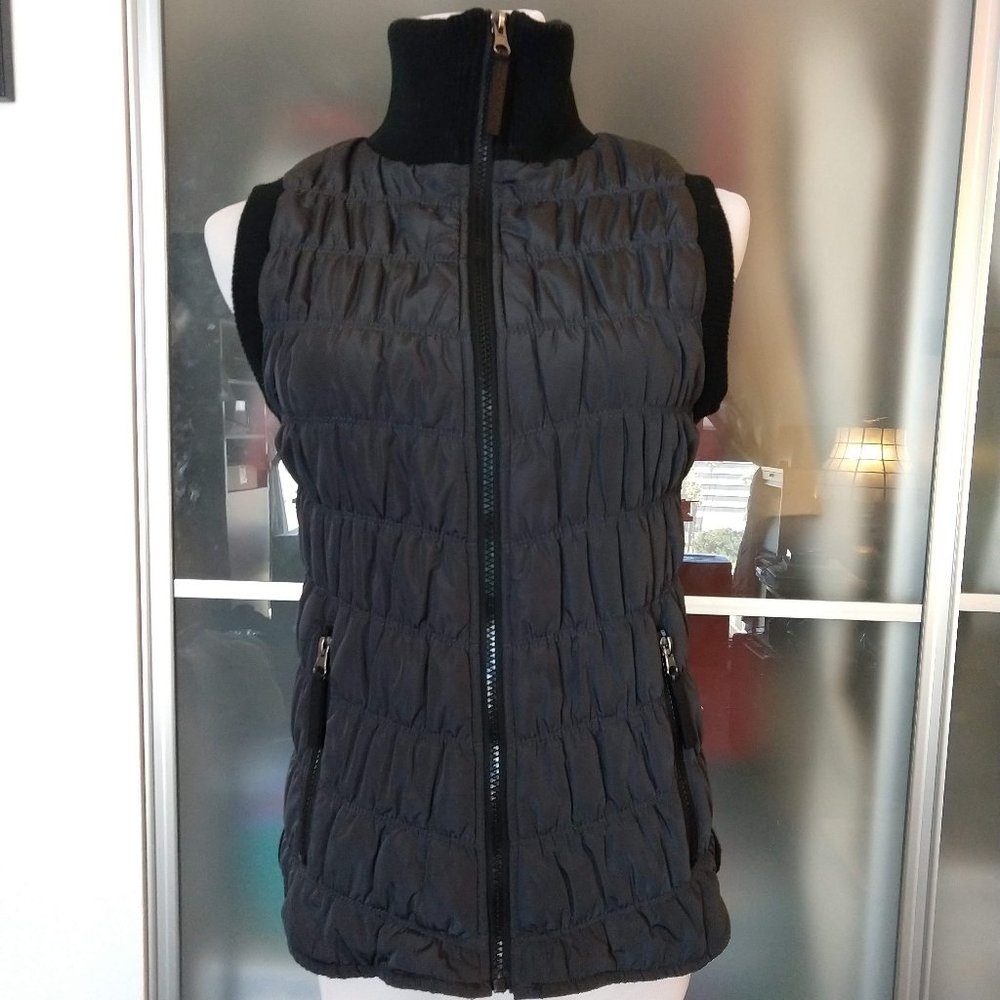 Calvin Klein smocked puffy vest